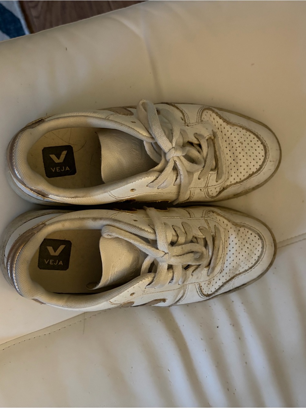 Veja Women’s White Leather Sneakers